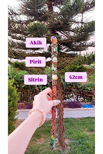 Herkimer Doğal Taş Akik - Sitrin - Pirit (Para Mıknatısı) Doğaltaş Spiritüel ...