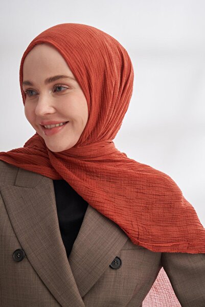 ARMANDA Σάλι με σχέδιο μουσελίνας 3350-Πλακάκι