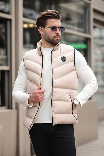Rogyi Tekstil New Season Men's Black Puffer Vest