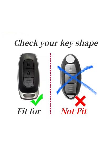 emii auto spare parts Nissan New Case Compatible Qashqai Trail Juke Key Case Cover Purple