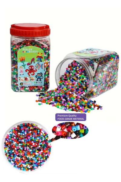 co arma مجموعة خرز بألوان متعددة مع قالوب لتصميم اشكال وتصاميم مختلفة