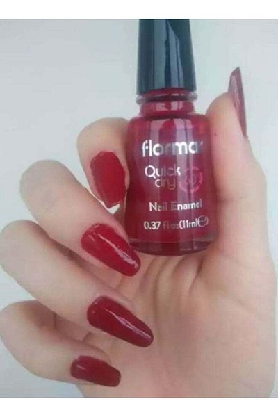 Flormar Quick Dry Nail Enamel D20 Rose Taboo
