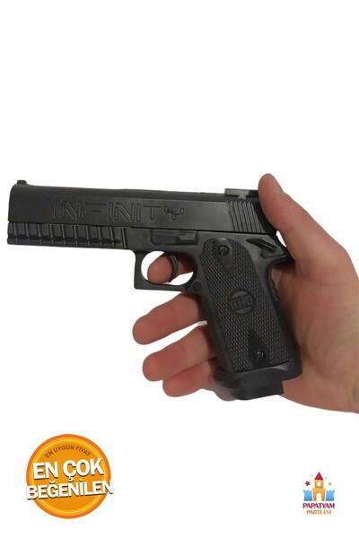 PapatyamPartiEvi Tabanca Oyuncakları: Boncuk Atan Tabanca - Hedef Vurma Deneyimi