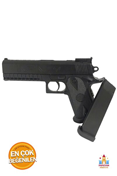 PapatyamPartiEvi Tabanca Oyuncakları: Boncuk Atan Tabanca - Hedef Vurma Deneyimi