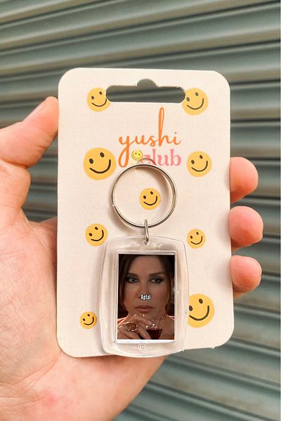 Namgo Transparent Frame Keychain Love-I Memnu Firdevs Yoreoglu