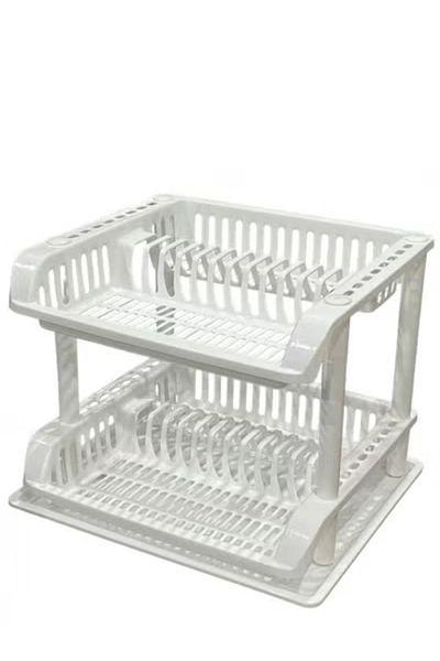 co arma 2-Tier Dish Drying Rack and Drainer