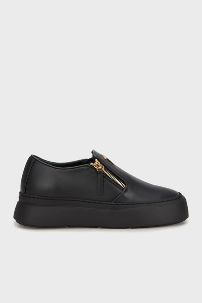 Giuseppe zanotti Genuine Leather Sneaker Men's Shoes Thick Sole (Eu40010)