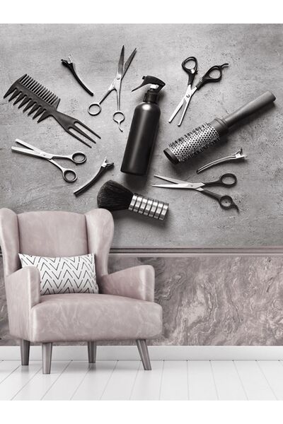 dreamwall 3 Boyutlu Kuaför Malzemeleri Desenli Isı Ve Ses Yalıtımlı Sağlıklı Tekstil Duvar Kağıdı