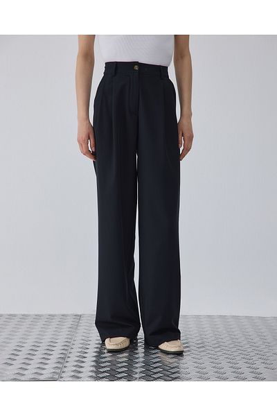 BEWS Milo Pleated Palazzo Trousers