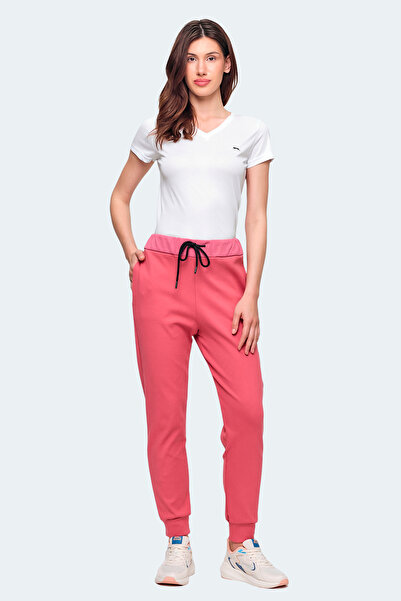 Slazenger Veteran Rbn Women's Rose Sweatpants with Pockets