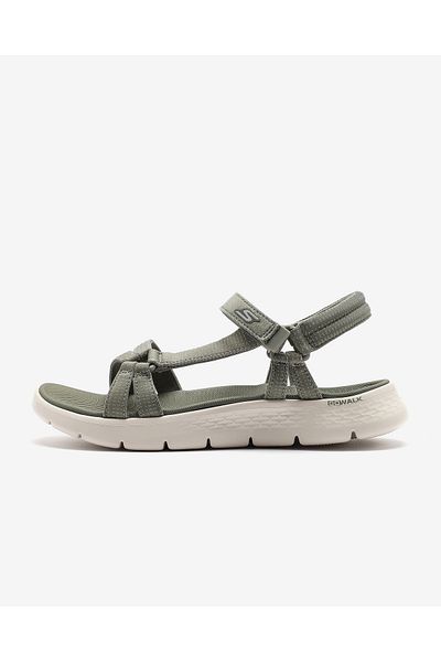 SKECHERS Go Walk Flex Sandal - Sublimated γυναικεία πέδιλα χακί 141451 Olv
