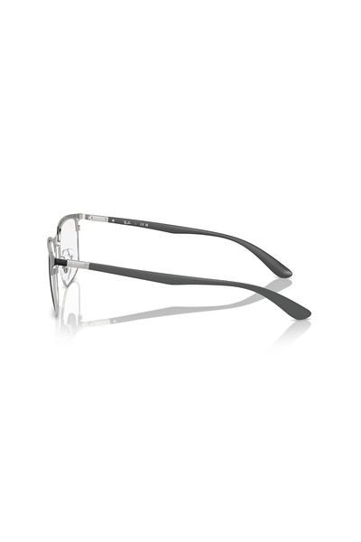 Ray-Ban Ray Ban Vista Unisex Square Eyeglasses- Rb 6518 - Lense Size:55mm - Black On Silver
