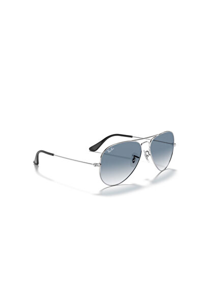 Ray-Ban Ray Ban Unisex Pilot Aviator Large Metal Sunglasses- Rb 3025 - Lense Size:62mm - Silver