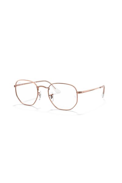 Ray-Ban Ray Ban Vista Unisex Irregular Eyeglasses- Rb 6448 - Lense Size:51mm - Rose Gold