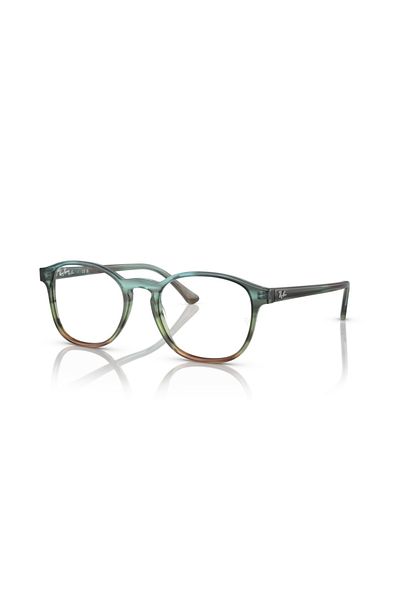 Ray-Ban Ray Ban Vista Unisex Phantos Eyeglasses- Rb 5417 - Lense Size:50mm - Striped Blue Gradient Green