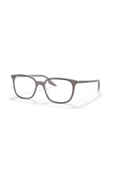 Ray-Ban Ray Ban Vista Unisex Square Eyeglasses- Rb 5406 - Lense Size:52mm - Grey On Transparent