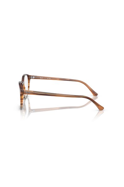 Ray-Ban Ray Ban Vista Unisex Phantos Eyeglasses- Rb 5417 - Lense Size:52mm - Striped Brown Gradient Yellow