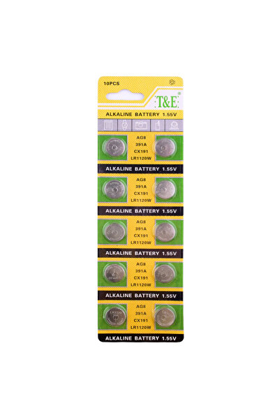 Generic بطارية قلوية AG8 1.5 فولت - 10 قطع