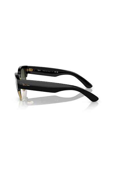 Ray-Ban Ray Ban Unisex Square Mega Clubmaster Sunglasses- Rb 0316s - Lense Size:53mm - Black On Arista