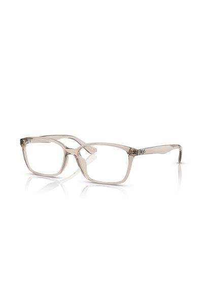 Ray-Ban Ray Ban Vista Unisex Square Eyeglasses- Rb 7094d - Lense Size:55mm - Transparent Light Brown