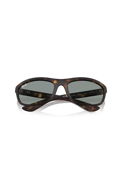 Ray-Ban Ray Ban Man Rectangle Balorama Sunglasses- Rb 4089 - Lense Size:62mm - Matte Havana