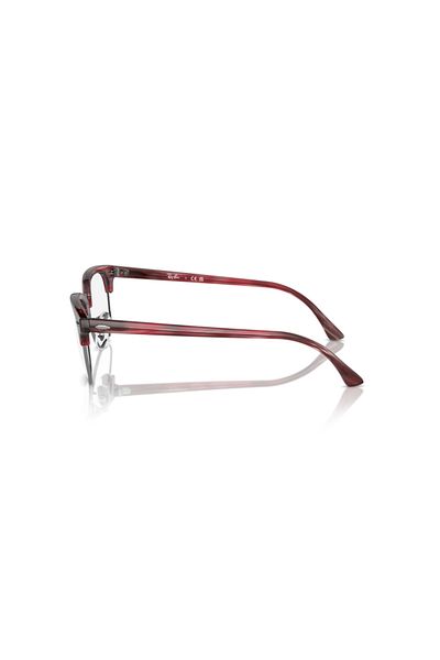 Ray-Ban Ray Ban Vista Unisex Square Eyeglasses- Rb 5154 - Lense Size:51mm - Striped Red On Gunmetal