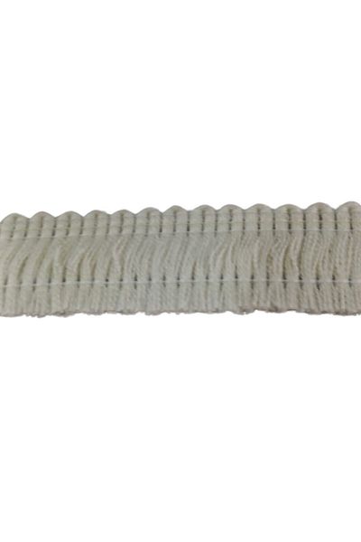 shop Cotton Tassel Strip Width 3 cm Cream 1 Meter