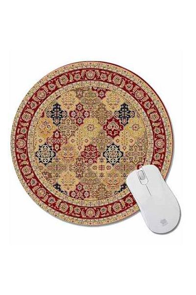Generic Non-Slip Rubber 3D Round Mouse Pad 03