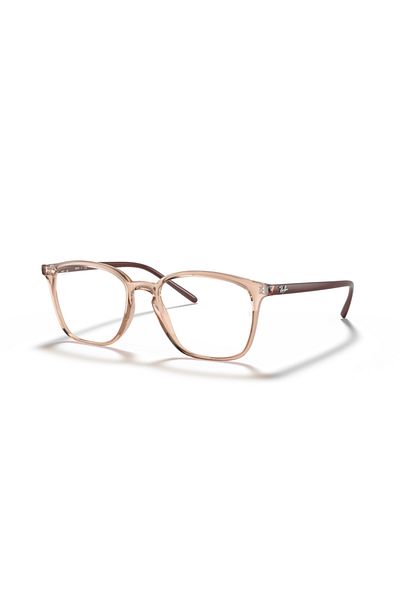 Ray-Ban Ray Ban Vista Unisex Square Eyeglasses- Rb 7185 - Lense Size:52mm - Light Brown