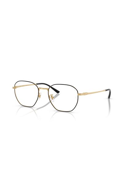 Ray-Ban Ray Ban Vista Unisex Irregular Eyeglasses- Rb 8777d - Lense Size:53mm - Black On Gold