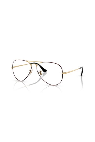 Ray-Ban Ray Ban Vista Unisex Pilot Eyeglasses- Rb 6489 - Lense Size:58mm - Black On Arista
