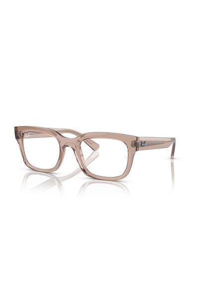 Ray-Ban Ray Ban Vista Unisex Rectangular Eyeglasses- Rb 7217 - Lense Size:54mm - Transparent Light Brown
