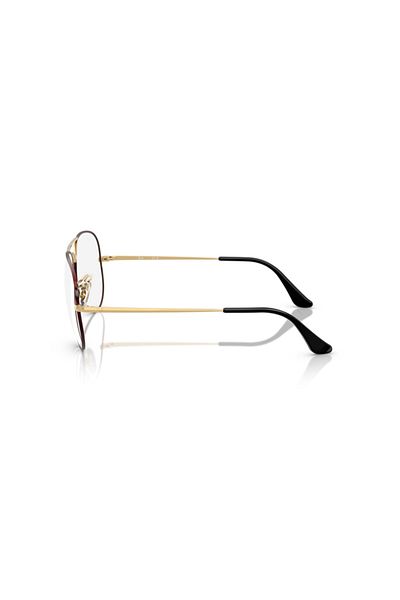 Ray-Ban Ray Ban Vista Unisex Pilot Eyeglasses- Rb 6489 - Lense Size:58mm - Black On Arista