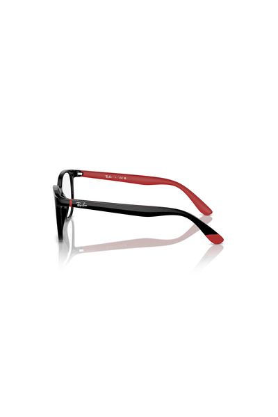 Ray-Ban Ray Ban Jr. Vista Unisex Phantos Eyeglasses- Rb 1631 - Lense Size:47mm - Black On Rubber Red