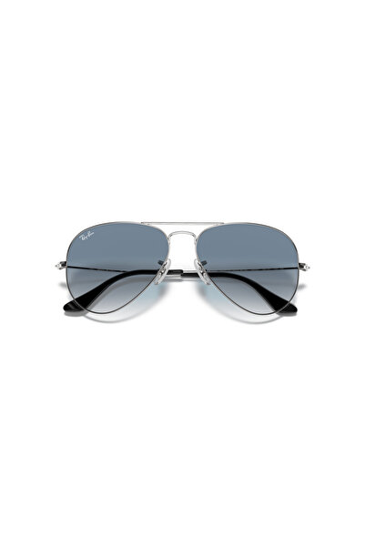 Ray-Ban Ray Ban Unisex Pilot Aviator Large Metal Sunglasses- Rb 3025 - Lense Size:62mm - Silver