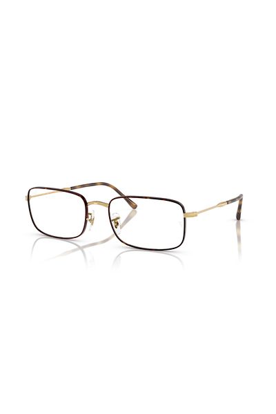 Ray-Ban Ray Ban Vista Unisex Irregular Eyeglasses- Rb 3746v - Lense Size:54mm - Havana On Gold