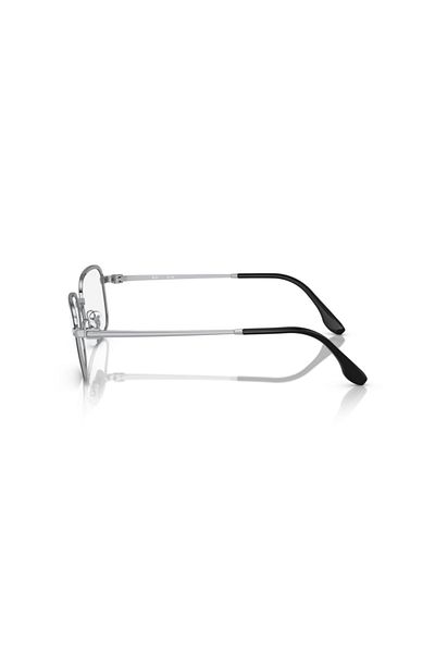 Ray-Ban Ray Ban Vista Unisex Square Eyeglasses- Rb 6495 - Lense Size:52mm - Black On Silver