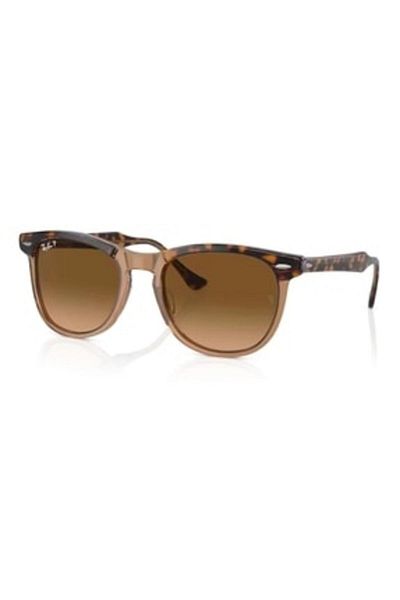 Ray-Ban Ray Ban Unisex Pillow Eagleeye Sunglasses- Rb 2398 - Lense Size:56mm - Havana On Transparent Brown