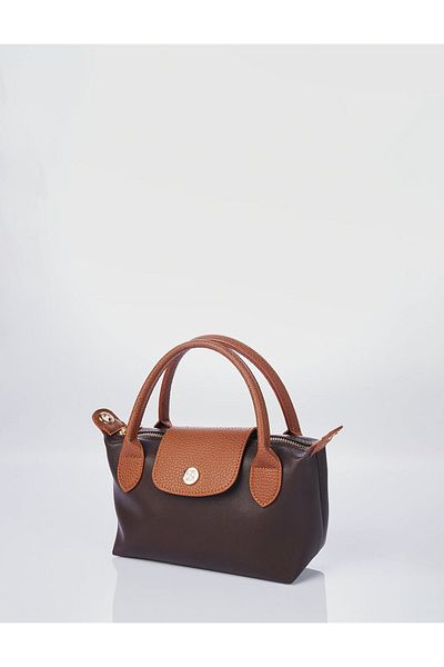 Kayra Small Size Faux Leather Cb Bitter Brown