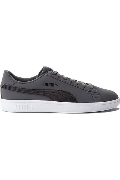 Puma Ανδρικά καπνιστά-μαύρα παπούτσια Puma Smash V2 Buck Casual 365160-08