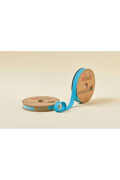 shop Bias Cotton Ply D26 Turquoise 2 cm 25 Meters 65% Cotton 35% Polyester