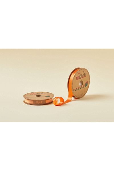 shop Piping Satin Layer 014 Orange 2 cm 25 Meters 100% Polyester