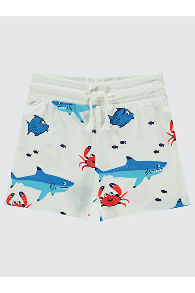 Civil Boys Pantaloni scurți pentru băieți 2-5 ani Ecru