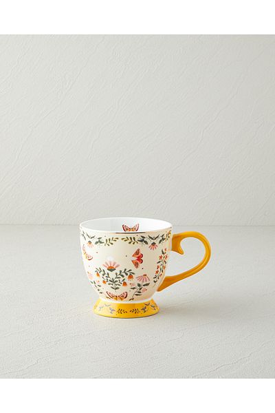 English Home Dipsy New Bone China Mug 460 ml Mustard