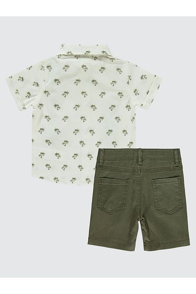 Civil Baby 6-18 Months Baby Boy Khaki Suit Set