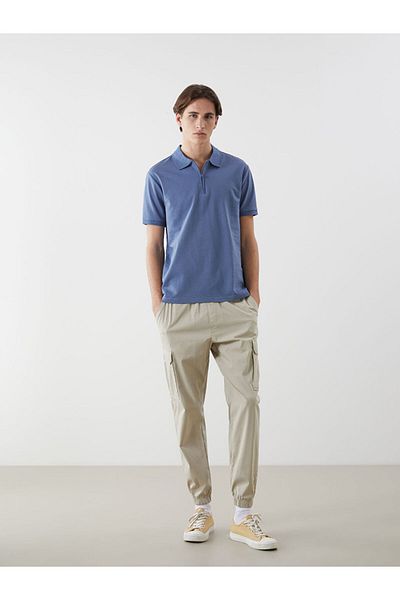 LC Waikiki Tricou XSIDE Indigo Polo Gât pentru bărbați