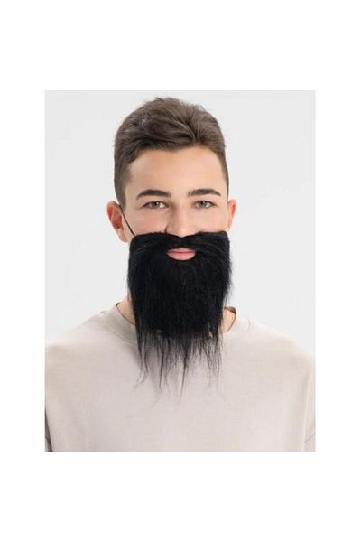 En Moda Bu لحية صناعية باللون الأسود