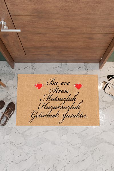 THEMODERNHANE سجادة باب داخلية وخارجية مزخرفة متعددة الأغراض من Home Welcome Butterfly