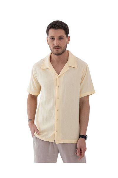 Store Men's 100% Cotton Short Sleeve Shirt - Comfortable and Stylish Design, Summer Fashion
