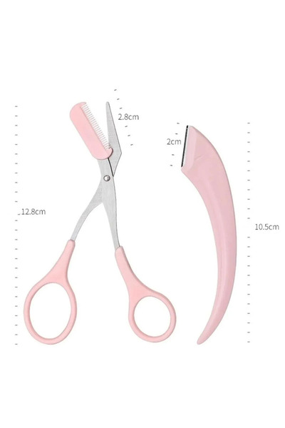 zizix Kaş Usturası Taraklı Yüz Jileti Bıyık Alma Kaş Usturası Epilasyon Kaş U...